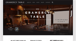 Desktop Screenshot of gramercytable.com